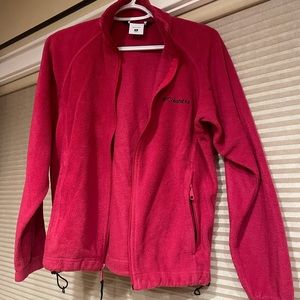 Columbia pink zip up